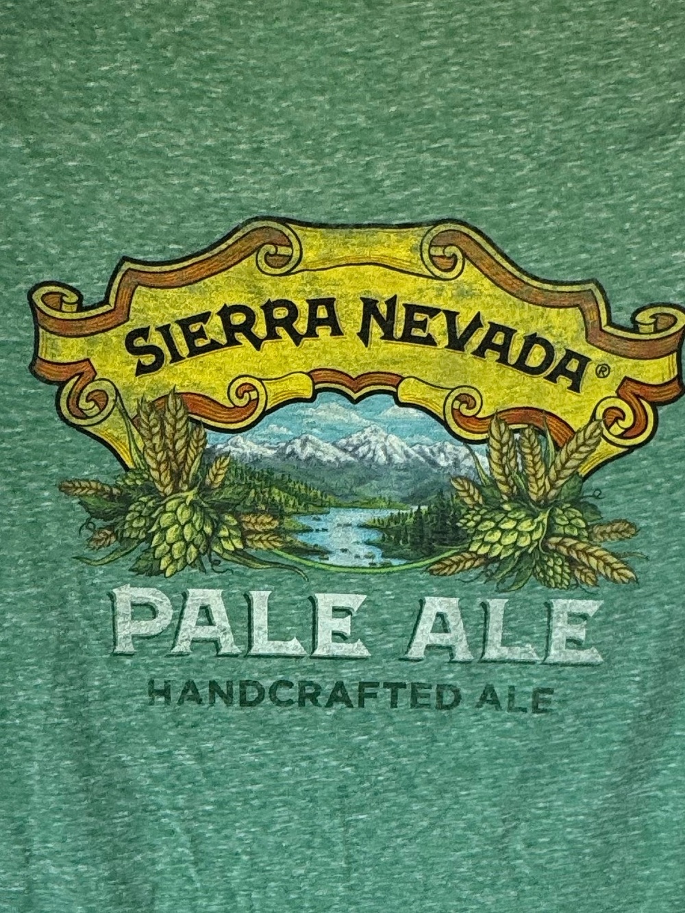 Sierra Nevada Green Pale Ale Graphic Tee Women’s M MINTY - Picture 5 of 5